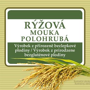 Rýžová mouka polohrubá 250g